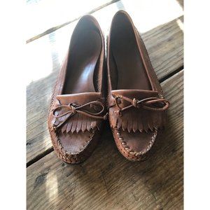 Women's DIANA FERRARI Brown loafers Shoes SIZE 6
